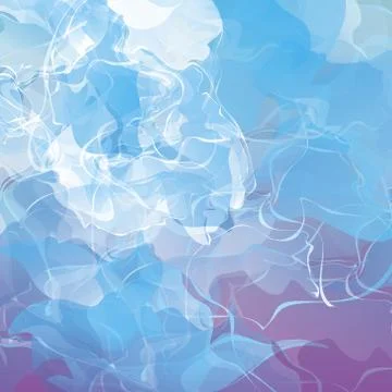 Abstract flowing smoke cloudy background Stock Illustration