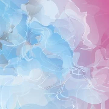 Abstract flowing smoke cloudy background Stock Illustration