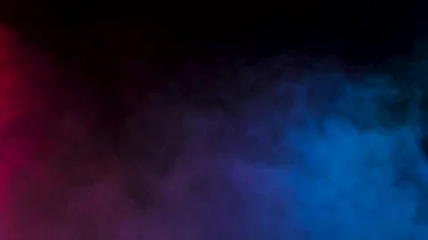 Abstract flowing smoke with vibrant neon colors. Dynamic RGB light trails and so Stockbeeldmateriaal 340456412