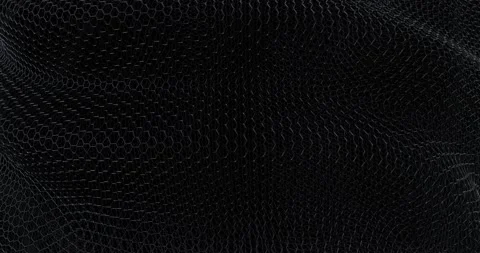 Abstract flowing smooth plexus fractal waves background Video stock 164836149