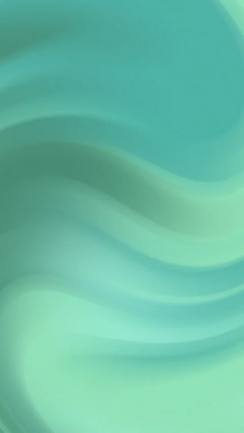 Abstract Flowing teal mint Waves Soft Background Motion 스톡 동영상 342832119