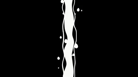 Abstract flowing vertical light beam line loop animation effect pattern Stock Footage 347939340