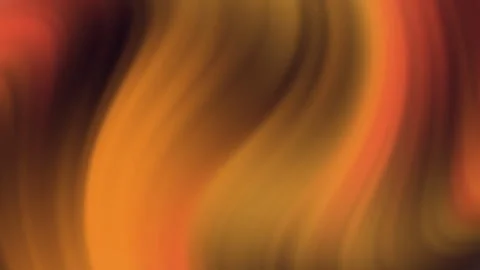 Abstract Flowing Warm Gradient Background with Orange Yellow and Dark Tones Video stock 339698473
