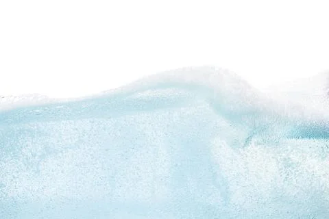 Abstract flowing water split background isolated on white with copy space for Stock Photos