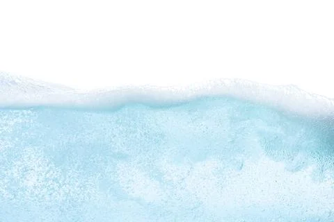 Abstract flowing water split background isolated on white with copy space for Stock Photos