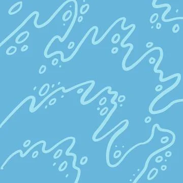 Abstract flowing water wave background vector. Simple background with Illustrazione stock