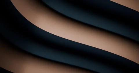 Abstract Flowing Wave Background in Dark Blue and Bronze Tones with Smooth .. Stock Footage 324960259