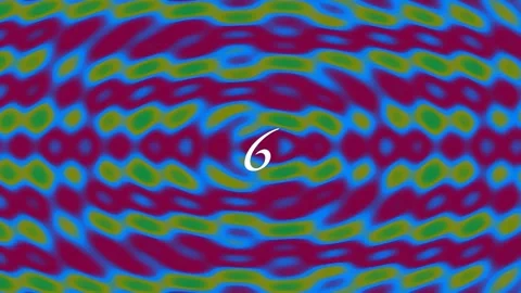 Abstract flowing wave background motion colorful digital art loop Stock Footage 342095055