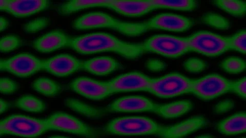 Abstract flowing wave background pattern with vibrant liquid curves texture Stock Footage 342160337