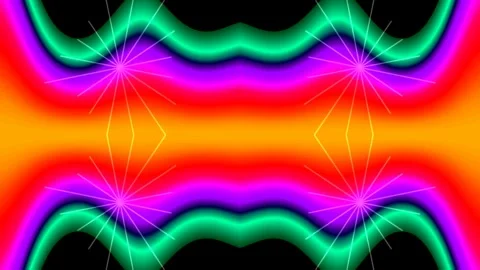 Abstract flowing wave background, vibrant purple and neon glow equalizer desi Stock Footage 339343054