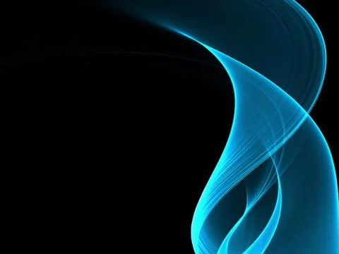 Abstract flowing wave Stock Illustration