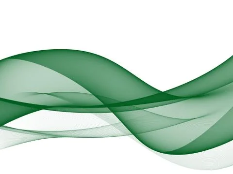 Abstract flowing wave Stock Illustration