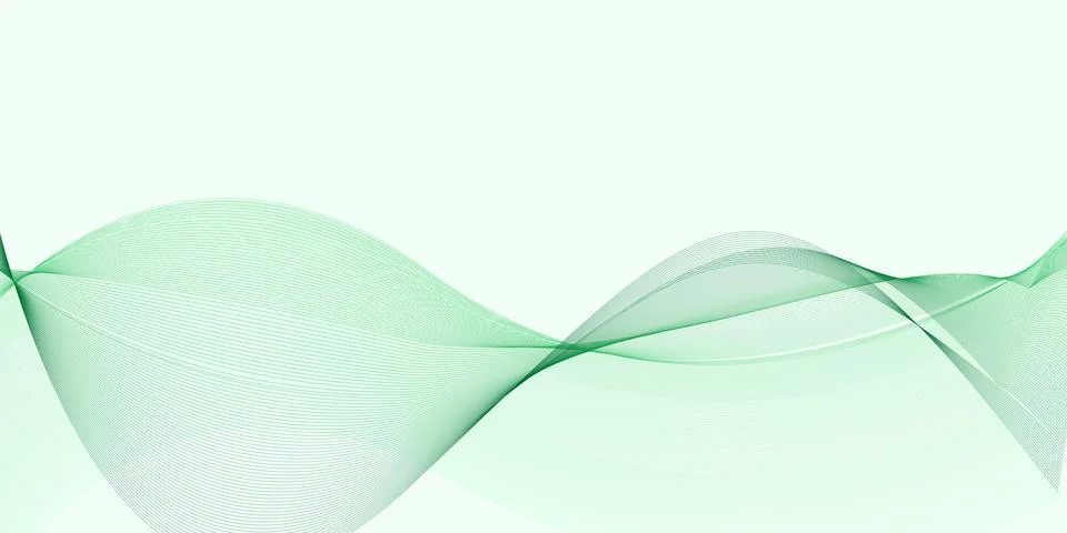 Abstract Flowing Wave Lines Background for Creative Technology and Business Stock Illustration