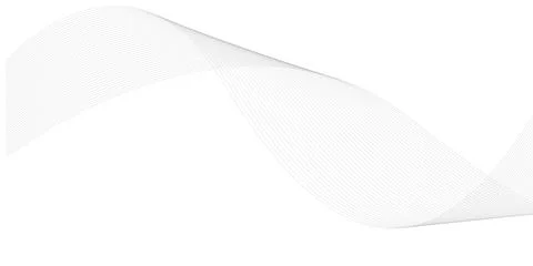 Abstract flowing wave lines background minimal modern technology banner design Stock Illustration