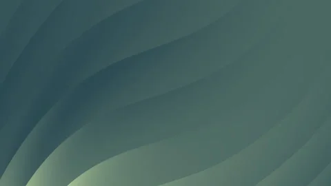 Abstract flowing wave pattern in soothing teal and dark green shades Stock Footage 315401601