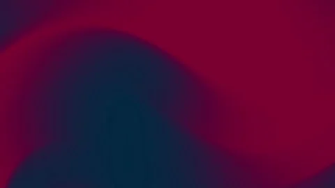 Abstract flowing wave patterns in deep red and dark blue shades Stock Footage 314202675