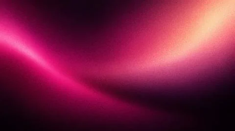 Abstract flowing wave of pink and warm light particles Illustrazione stock
