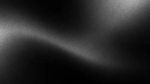 Abstract flowing wave of white light particles on black background Illustrazione stock