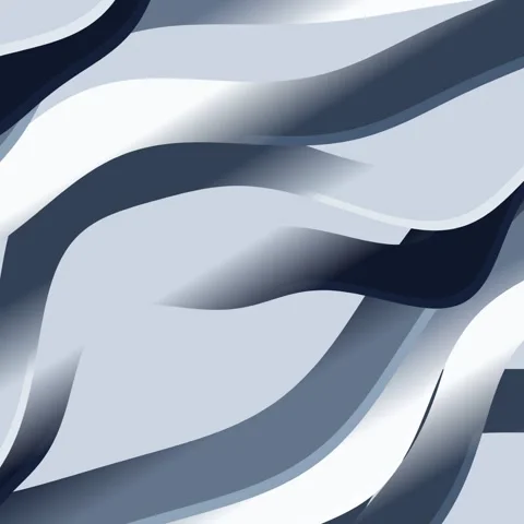 Abstract flowing waves of blue and white colors, modern background design. Stock Footage 327260029
