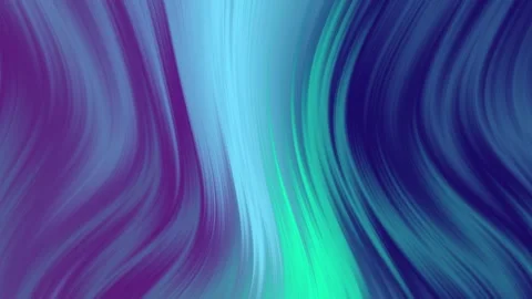 Abstract flowing waves of blue purple and teal smooth gradient motion background Video stock 319826757