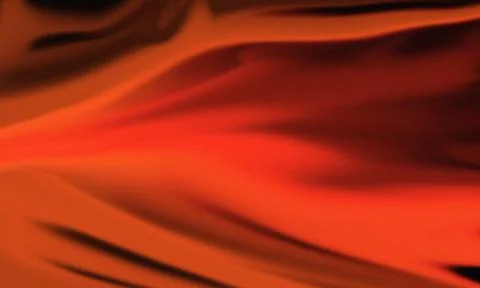 Abstract flowing waves creating a vibrant liquid background with warm orange Stock Illustration