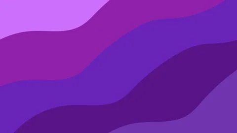 Abstract flowing waves of deep purple and lavender hues create a serene and mode Stock Illustration