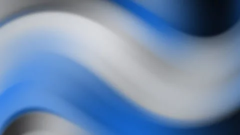 Abstract Flowing Waves Gradient Background Loop Blue White Gray Stock Footage 326039804