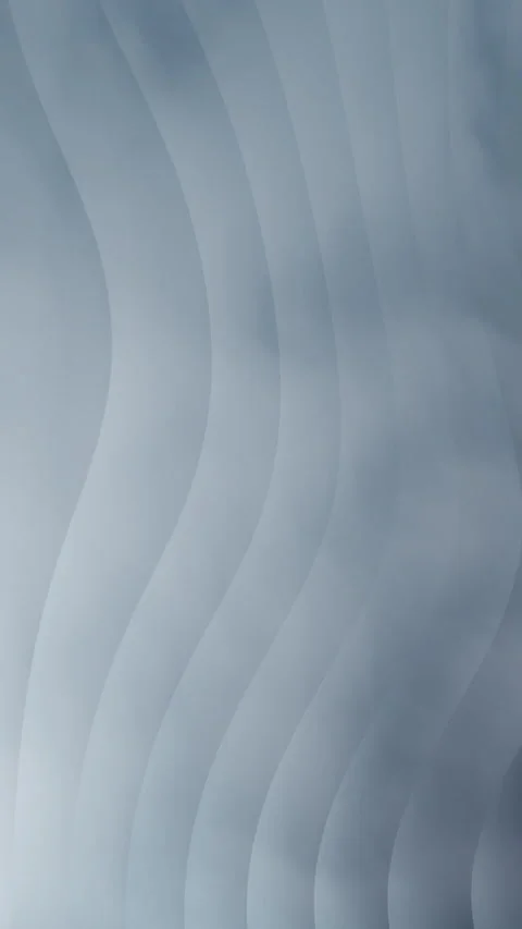 Abstract flowing waves of light and shadow soft blue gradient background loop Stock Footage 348034246