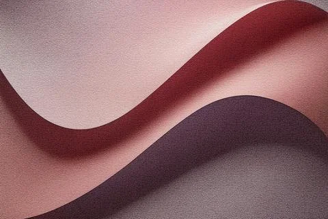 Abstract flowing waves of red and purple hues with subtle texture and gradien Ilustración de archivo