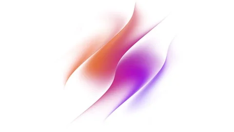 Abstract flowing waves with soft orange and purple gradient texture Vídeo Stock 347584823