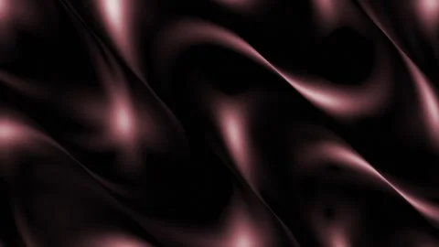Abstract flowing waves of soft pink light on a dark black background Stock Footage 346225017