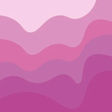 Abstract flowing waves of soft pink and purple colors Stock Illustration