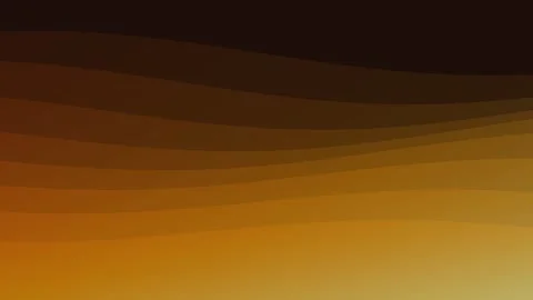 Abstract flowing waves in warm shades of brown orange and golden yellow tones Video stock 338310958