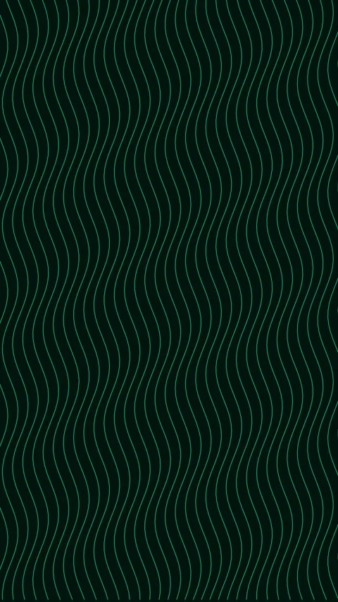 Abstract flowing wavy background loop with elegant emerald sinuous curves Stock Footage 342522875