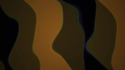 Abstract flowing wavy shapes in dark earthy tones background. Stock Footage 333912697