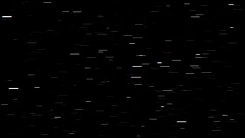 Abstract flowing white data stream animation on black background Stock Footage 336162613