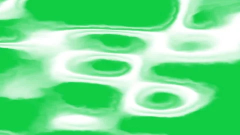 Abstract flowing white liquid and green background seamless Stock Footage 340721471