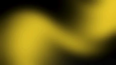 Abstract flowing yellow light gradients on black background Video stock 334572922