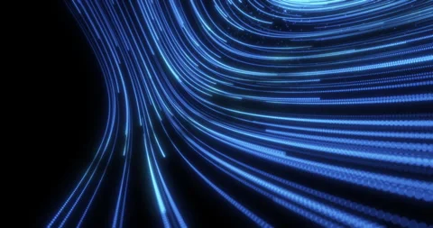 Abstract flows of information 2 Stock Footage 279691846