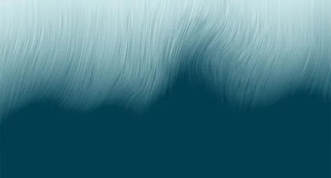 Abstract fluffy wavy fur texture bright blue background Stock Illustration
