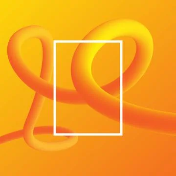 Abstract fluid 3 Dimension modern design with gradient color Stock Illustration