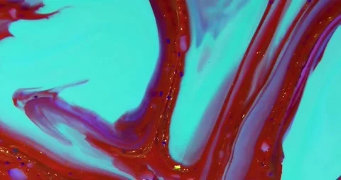 Abstract fluid animation with marble pattern Stock Footage 341744113