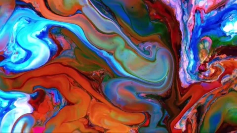 Abstract fluid animation with marble pattern Stock Footage 341745103