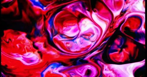 Abstract fluid animation with marble pattern Stock Footage 341745219