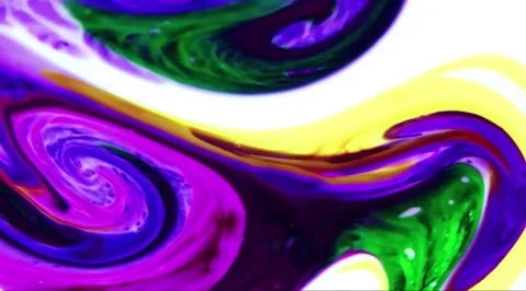Abstract fluid animation with marble pattern Stock Footage 341745424