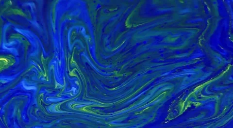 Abstract fluid animation with marble pattern Stock Footage 341748146