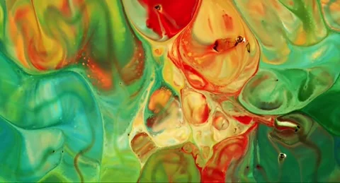 Abstract fluid animation with marble pattern Stock Footage 341749767