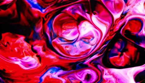 Abstract fluid animation with marble pattern Stock Footage 341754483