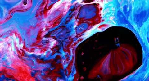 Abstract fluid animation with marble pattern Stock Footage 341754719