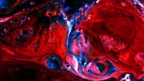 Abstract fluid animation with marble pattern Stock Footage 341754729